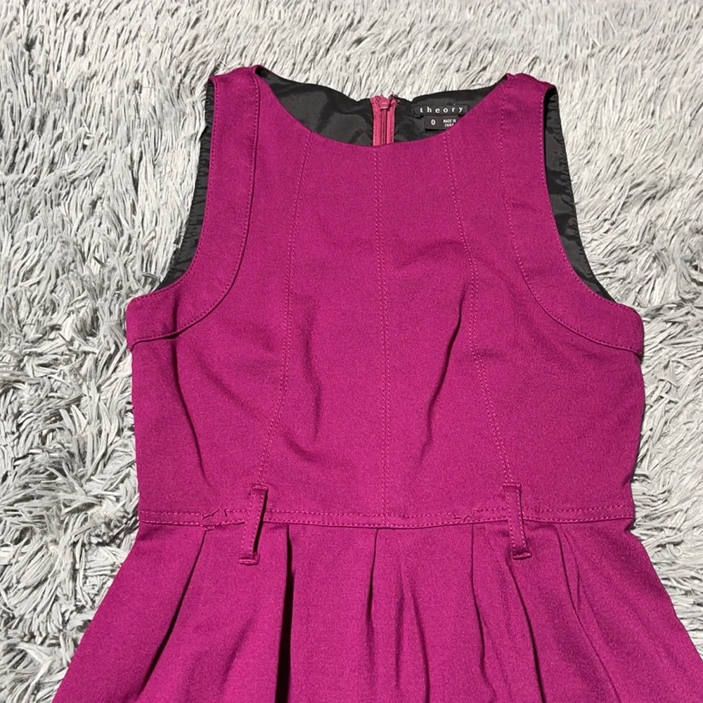 🥰🥰Theory Ardi Pleated Sleeveless Dress🥰🥰 - Picture 4 of 15